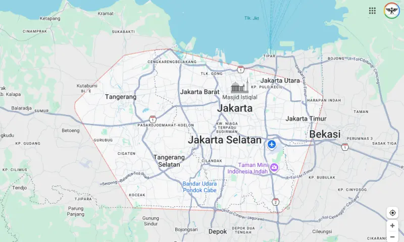 Peta Lokasi Honda Ciledug